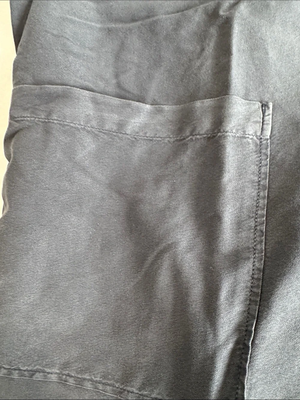 Albam Men's Slate black Lightweight Shirt Jacket short sleeve.100% Cotton